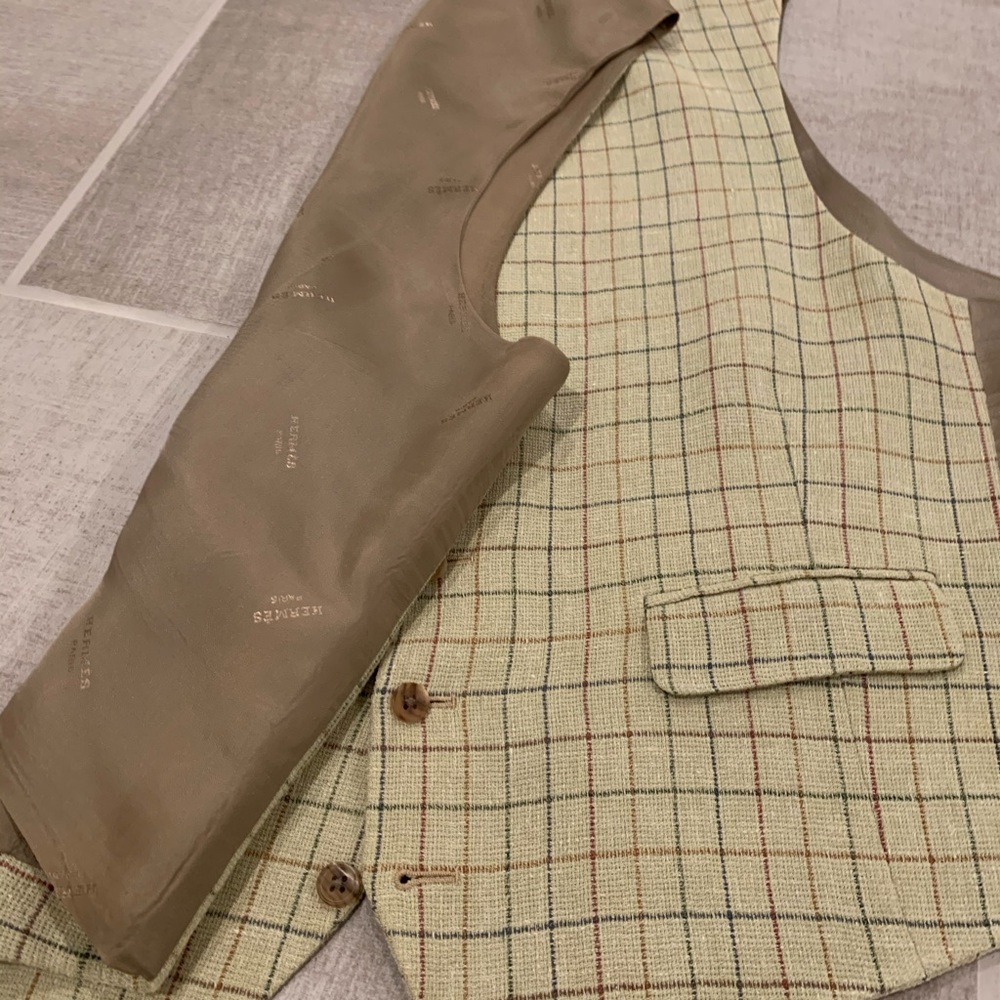 Men’s authentic Hermès vest